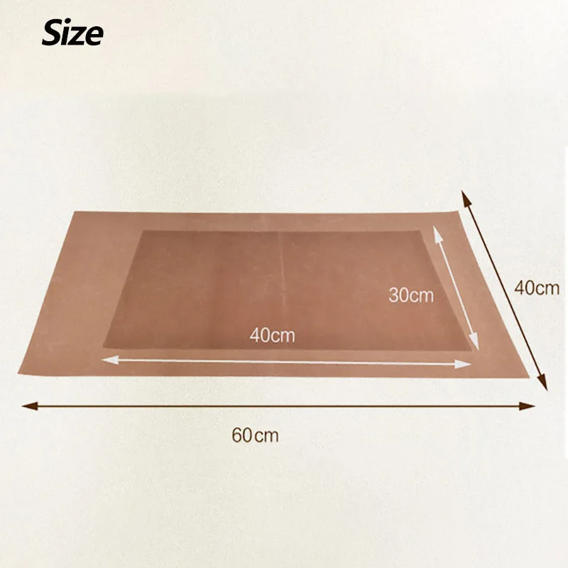 

Non-Stick Baking Paper High Temperature Resistant Sheet Oven Microwave Grill Baking Mat Reusable Oilcloth Pad 30x40cm/40x60cm