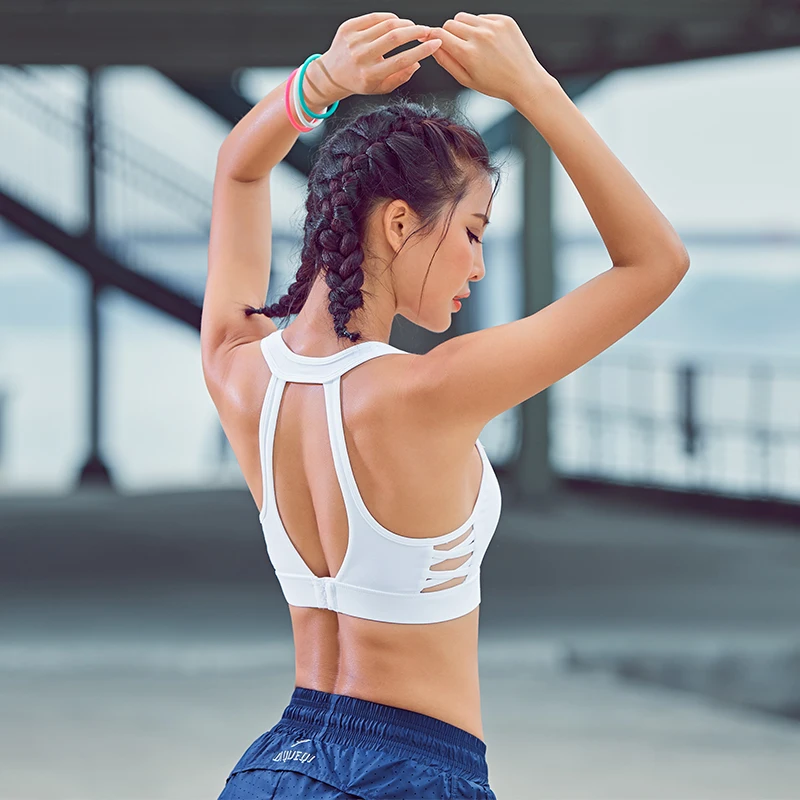 

Sexy Yoga Bra Women Padded Sports Bra Shake Proof Running Workout Gym Top Tank Fitness Shirt Vest