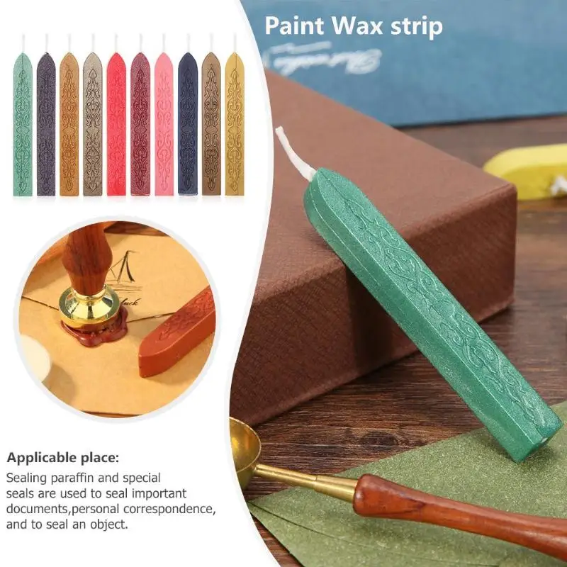 Retro DIY Sealing Strips Seal Wax Stick Paint Stamps for Letter Invitations | Канцтовары для офиса и дома