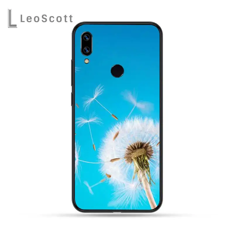 

Dandelion flying flower Phone Case For Xiaomi Redmi Note 4 4x 5 6 7 8 pro S2 PLUS 6A PRO
