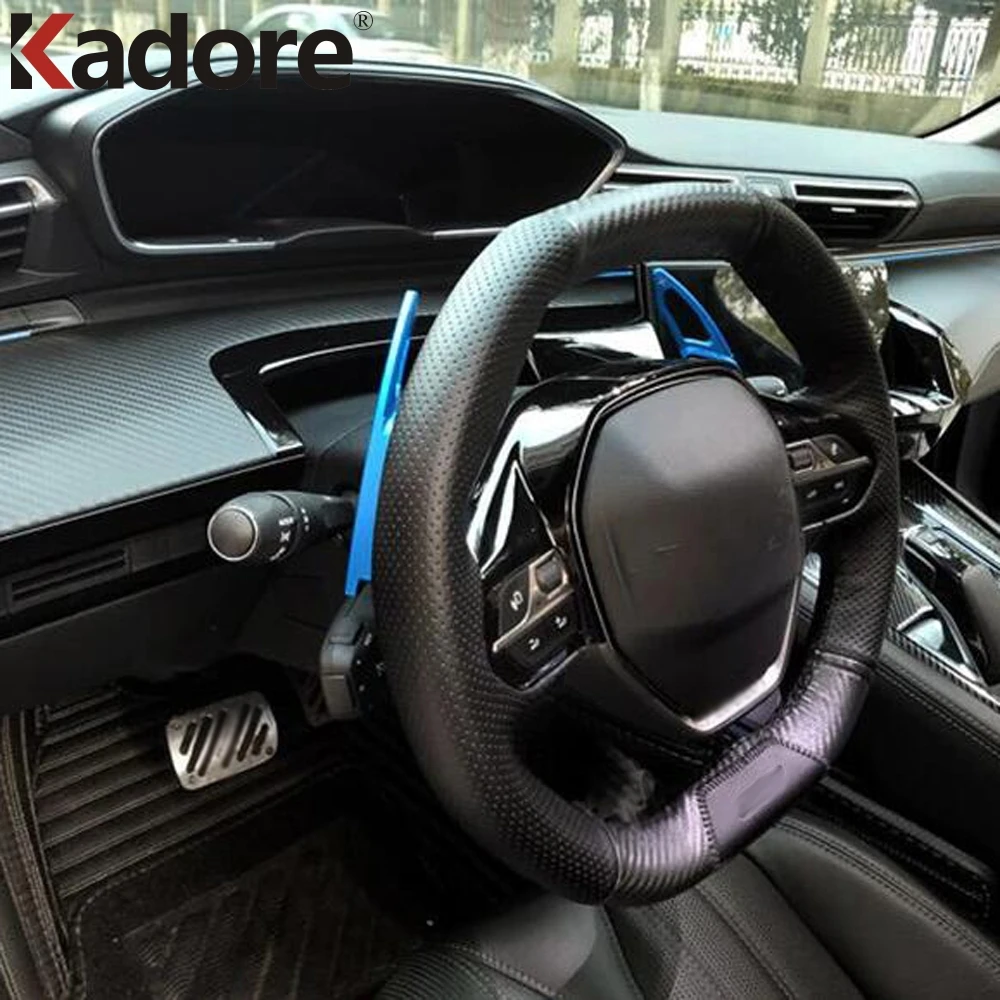 

Алюминиевый Рычаг переключения передач на рулевое колесо для Peugeot 508 5008 308 3008 208 2008, автомобильные аксессуары