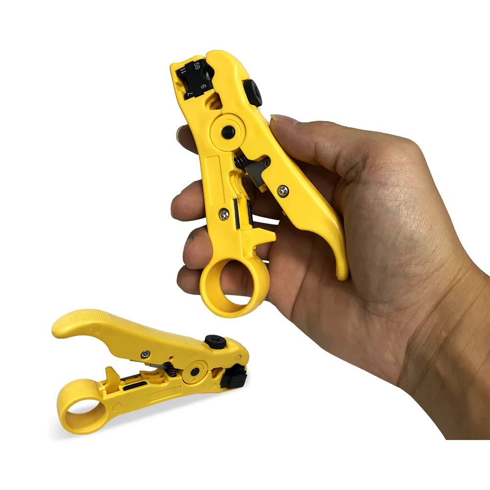 

Automatic Stripping Pliers Universal Coaxial Cable Wire Stripper Wire Cable Tools Stripping Crimping Tools With Hexagon Wrench