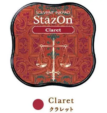 TSUKINEKO чернильные подушечки Stazon мини Быстрая сухая масляная основа чернильная подушечка Япония - Цвет: SZM-23