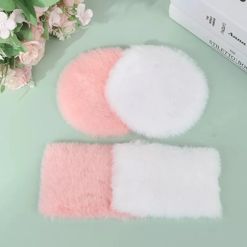 Коврик из искусственной овчины Круглый пушистый Чехол для стула коврик спальни