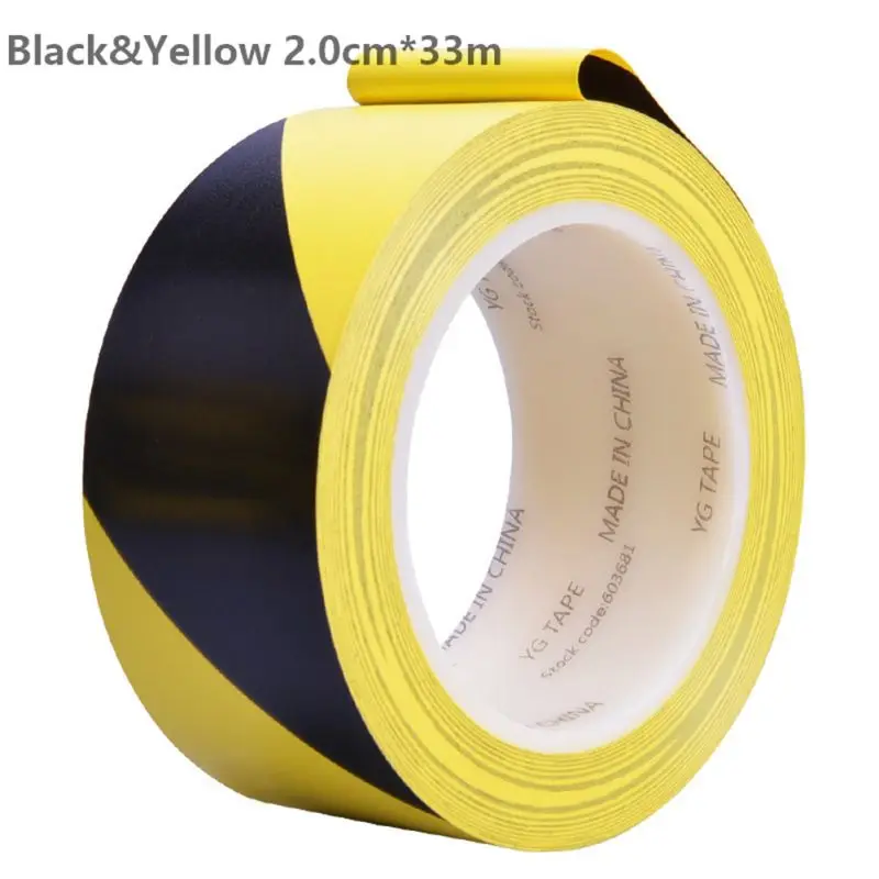 

New 33M Warning Tape Waterproof Anti Slip Scratch Sticker Caution Adhesive Safety Tape