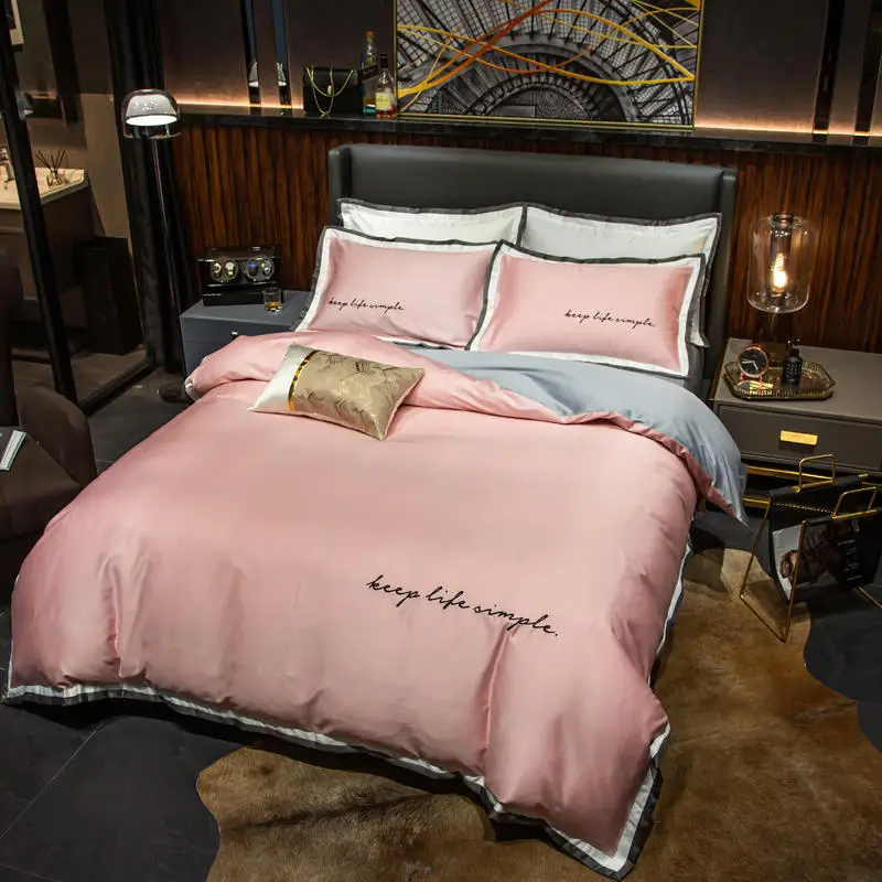 

5-STAR HOTEL LUXURY 100% EGYPTIAN COTTON BEDDING SETS FULL QUEEN KING DUVET COVER BED/FLAT SHEET FITTED SHEET EMBROIDERED COPY2