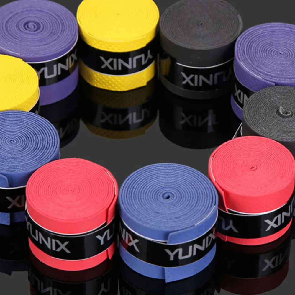 

60pcs Sweatband Non-slip Fishing Rod Sweat Band Badminton Racket Overgrips Sweat-absortion Belt (Random Color)