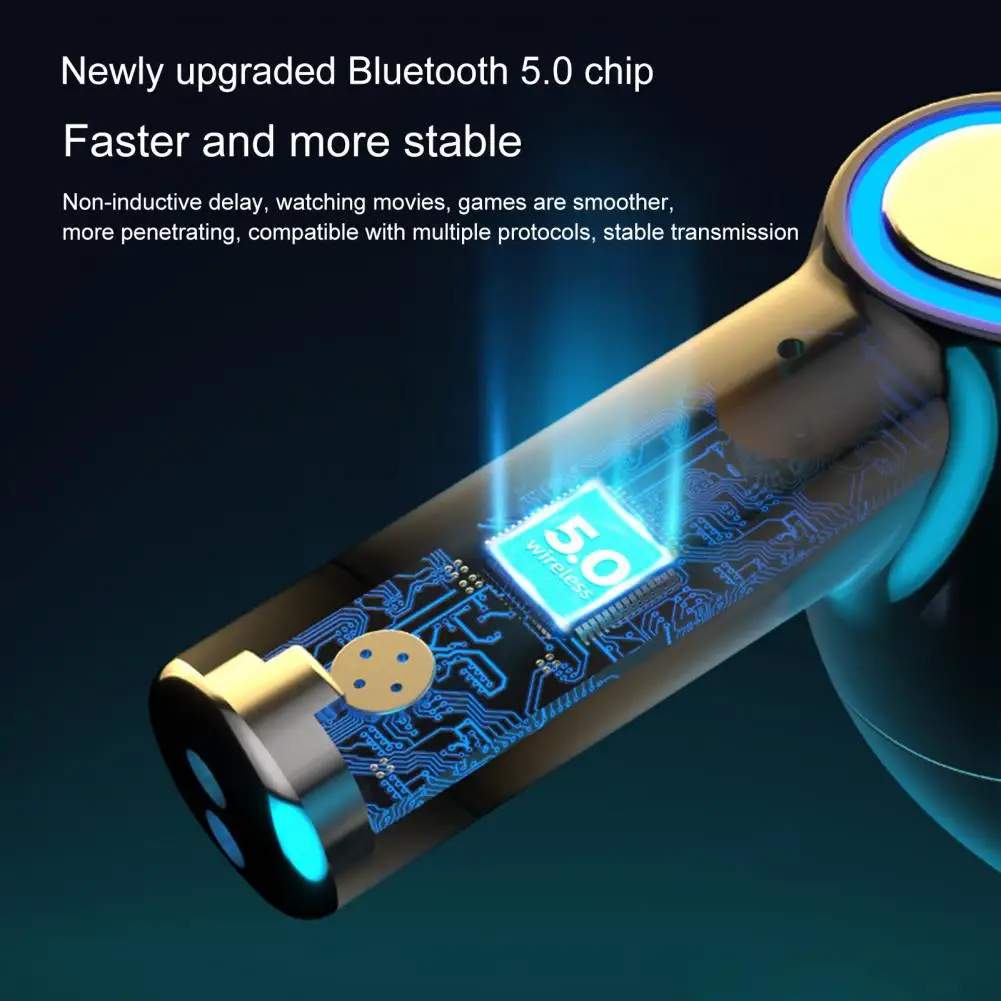 Наушники-вкладыши TWS Bluetooth 5 1 наушники с зарядным устройством Беспроводной 9D