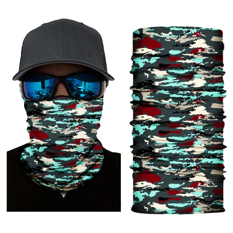 

New 3D Unisex Multi Use Fishing Headwear Sunscreen Magic Pirate Cap Head Scarf Neck Balaclava Outdoor Sport Half Face Shield