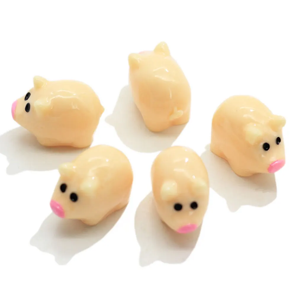 Kawaii Мини Смола свинья Фея садовые миниатюры Террариум фигурки гном украшения для самодельного изготовления ручной работы | Отзывы и видеообзор -4000125423989