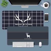 nordic deer mouse pad large xxl writing gaming desk mats computer gamer keyboard mouse mat desk mousepad for pc desk pad