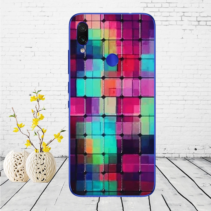 C19 Чехол для Xiaomi Redmi Note 7, силиконовый чехол для Xiaomi Redmi Note 7, задняя крышка, чехол для Redmi Note 7, чехол для телефона - Цвет: C19
