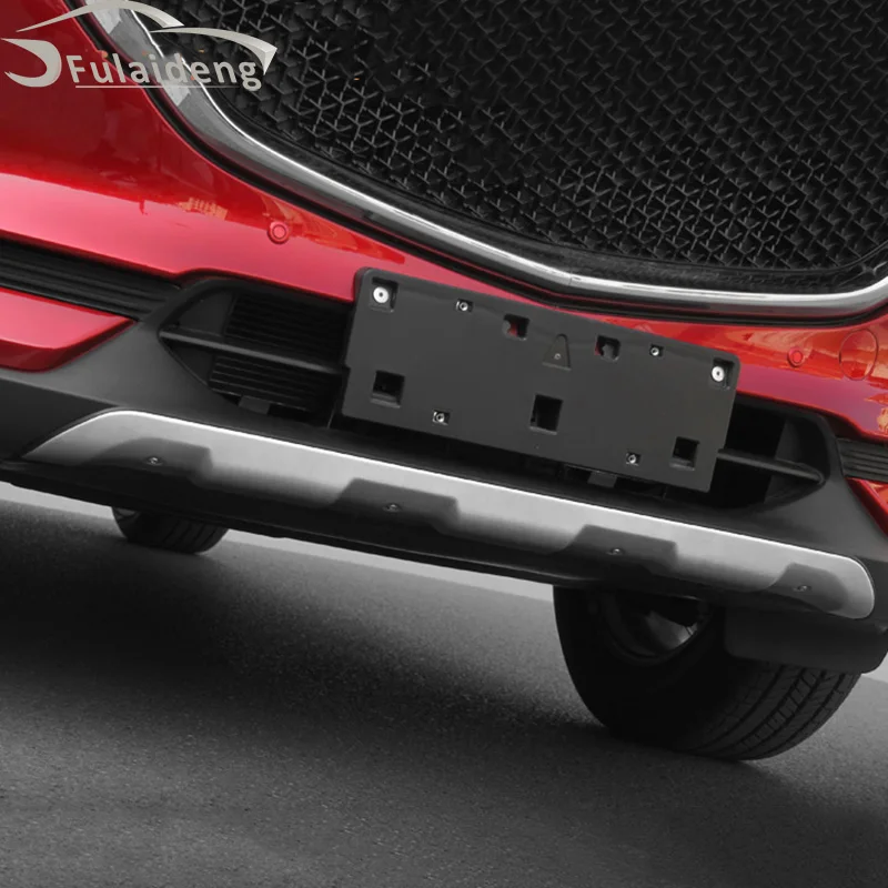 2 шт. защитные накладки на передний и задний бампер из нержавеющей стали для Mazda Cx 5