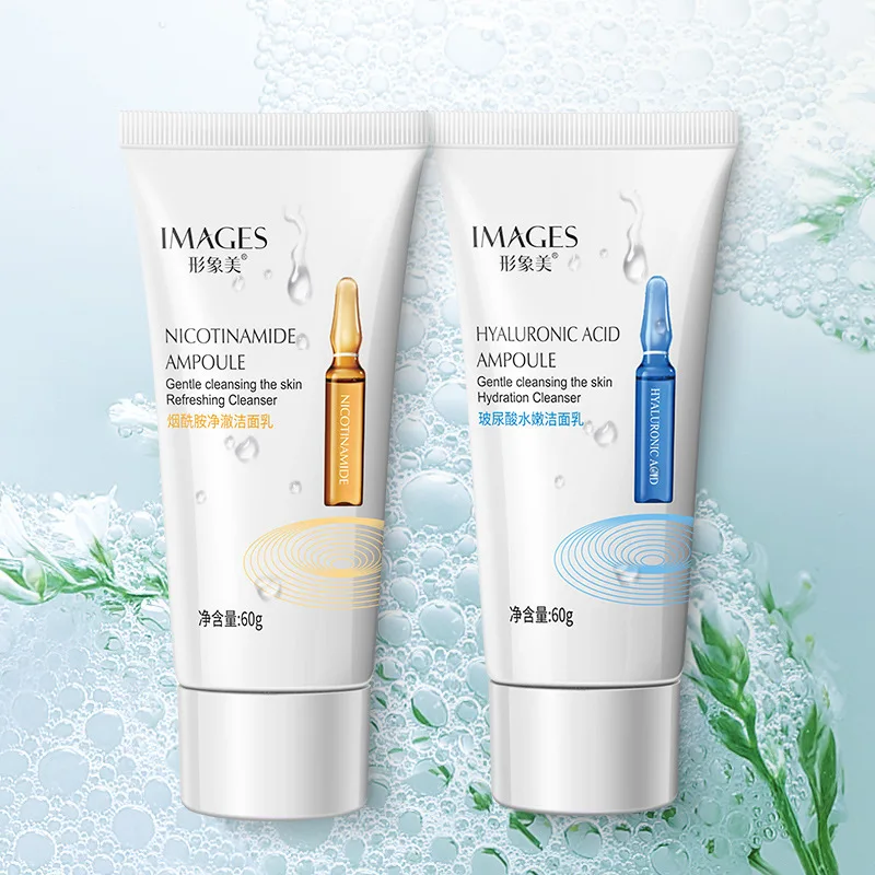 

Cleanser Deep Clean Water-oil balance Refine pores Moisturizing Face Care Facial Cleaner Hyaluronic Acid Nicotinamide Face Wash