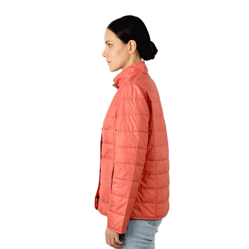 Женский короткий пуховик с хлопковой подкладкой теплая водонепроницаемая парка