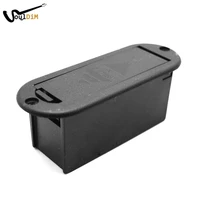 10pcs abs guitar pickup battery box 9v battery holder case cover platic cover for active guitar bass pickup high quality