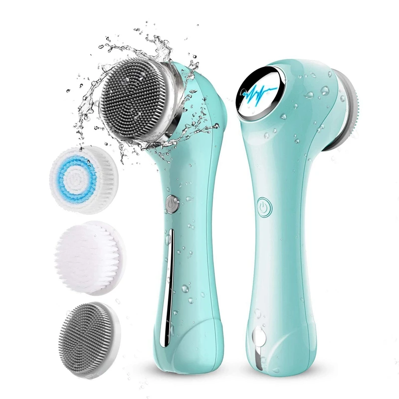 

3 in 1 Face Cleansing Brush Silicone Facial Brush Pore Cleaner Face Massage Skin Care Waterproof Facial Brush