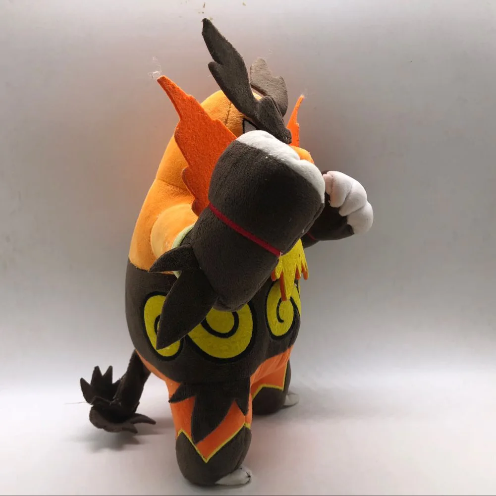

30cm plush Emboar stuffed soft cartoon movie toy cute Favorite cool doll high quality christmas Halloween birthday gift kid