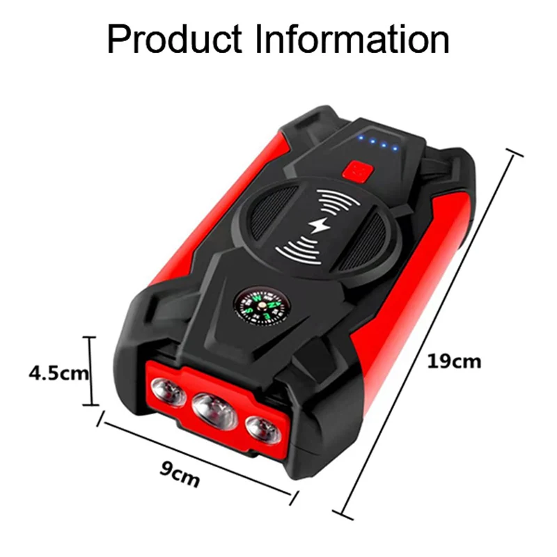 39800mah 12v car emergency starting power supply with wireless mobile phone charging function suitable for 6 0l displaceme free global shipping