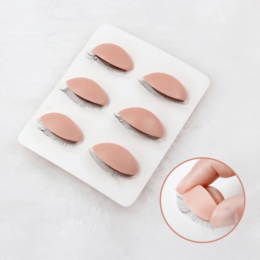 Силиконовая головка манекена для наращивания ресниц Сменный Набор обучения