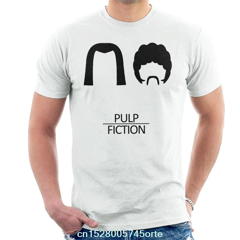 Мужская футболка с принтом camiseta Pulp из 100% хлопка женская футболка|Мужские