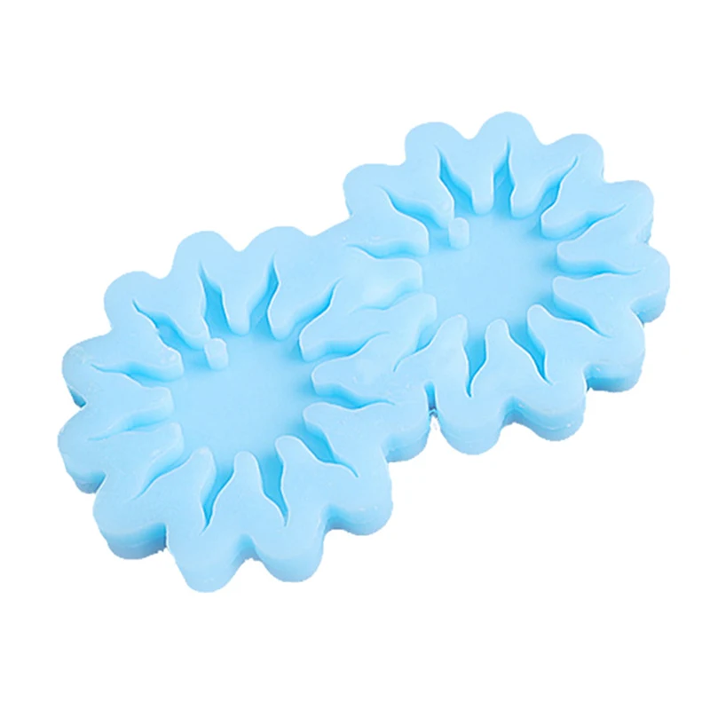 

1pc Glossy Shiny Sun Flower Mold, Craft Keychain Silicone, Mould For DIY Necklace Jewelry Epoxy Crafting