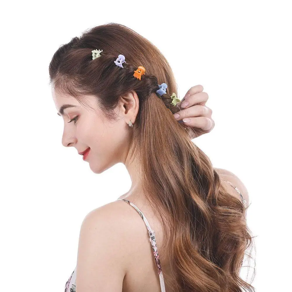 12 шт./компл. высококачественные пластиковые заколки для волос мини зажимы модные