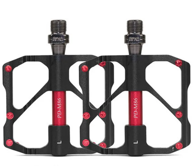 M86-MTB-Black PROMEND велосипедные педали для горной дороги, велосипедные педали, нескользящий ультра-светильник, алюминиевый сплав, 3 шариковых подшипника, велосипедные педали, mtb Аксессуары - Цвет: M86-MTB-Black
