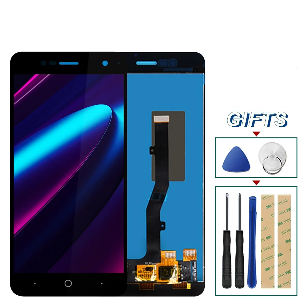 

For ZTE V8 mini LCD Display and Touch Screen With Tools And Adhesive For ZTE V8 mini Mobile Phone