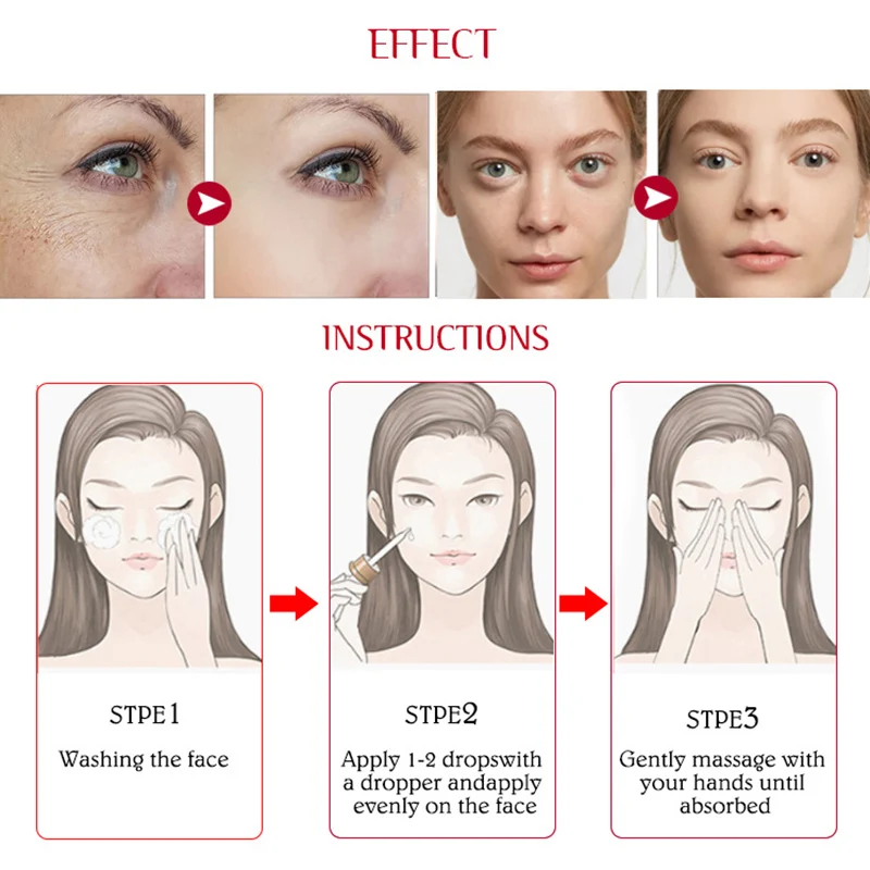 

30ml Caviar Essence Liquid Facial Fine Lines Fade Serum Long-lasting Moisturizing Anti Wrinkle Face Essence