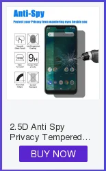 Для Xiao mi Red mi Note 8 7 6 5 mi 9T Pro 9 8 SE Pocophone F1 Max 3 Защита экрана из закаленного стекла с антишпионскими бликами