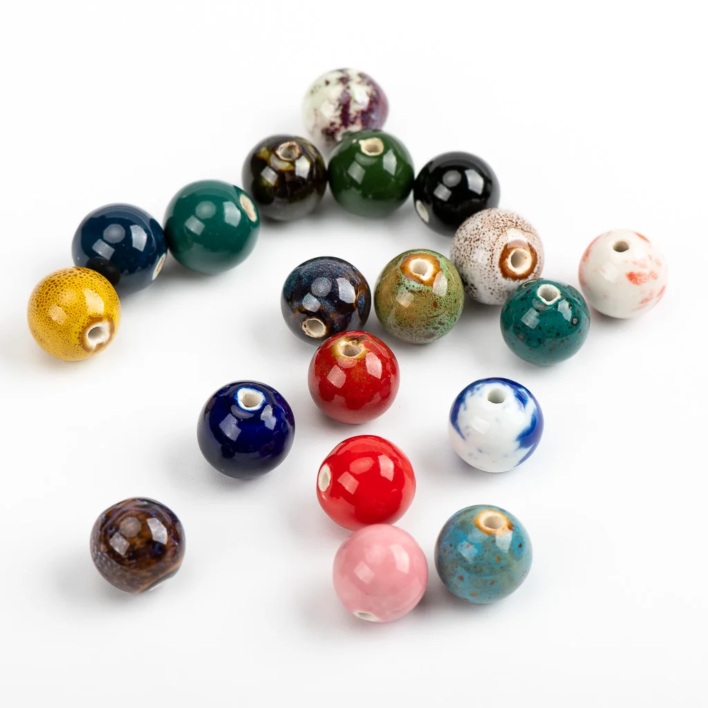 18 #10 шт большой красочный керамический бисер DIY размер бисера мм Оптовая продажа #