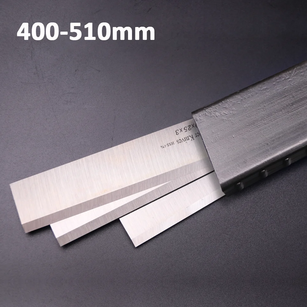 

400mm 500mm 510mm Woodworking Cutter W18 HSS Electric Planer Blade Scheppach Knife for Hard Wood Cutting Dewalt Jet Machine 12"