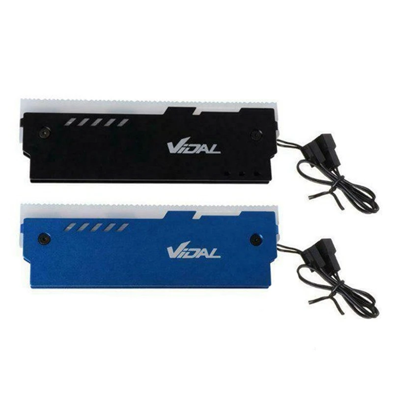 2 шт. Desktop Memory Оперативная память RGB теплоотводящий кулер оболочки Алюминий