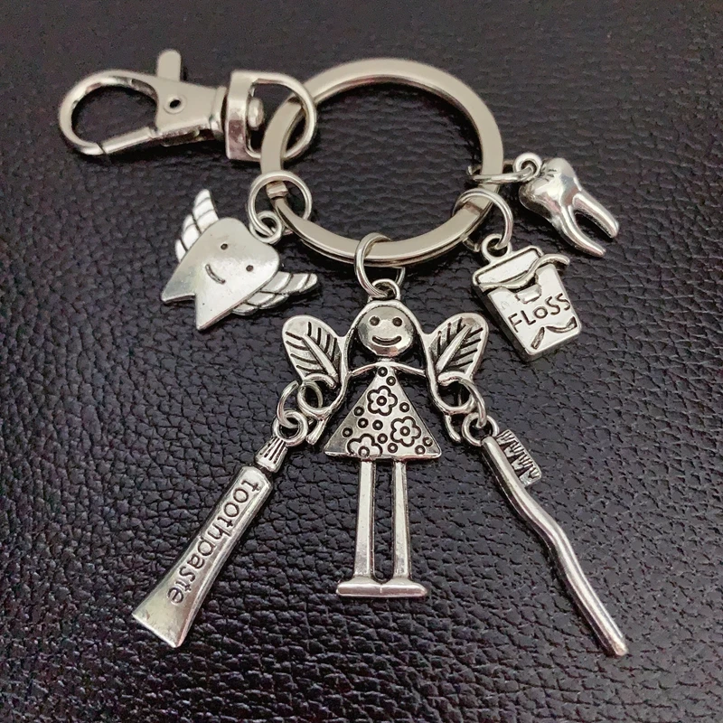 Женский кошелек с подвеской в виде зубной феи подарок для стоматолога Сказочная