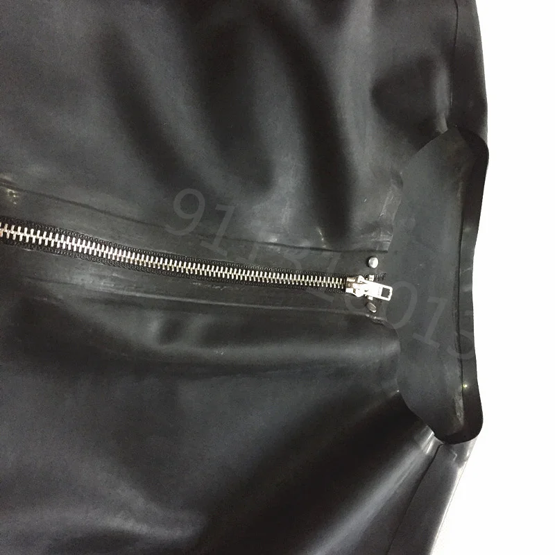 Латексный классический мужской топ ручной работы с коротким рукавом мужская