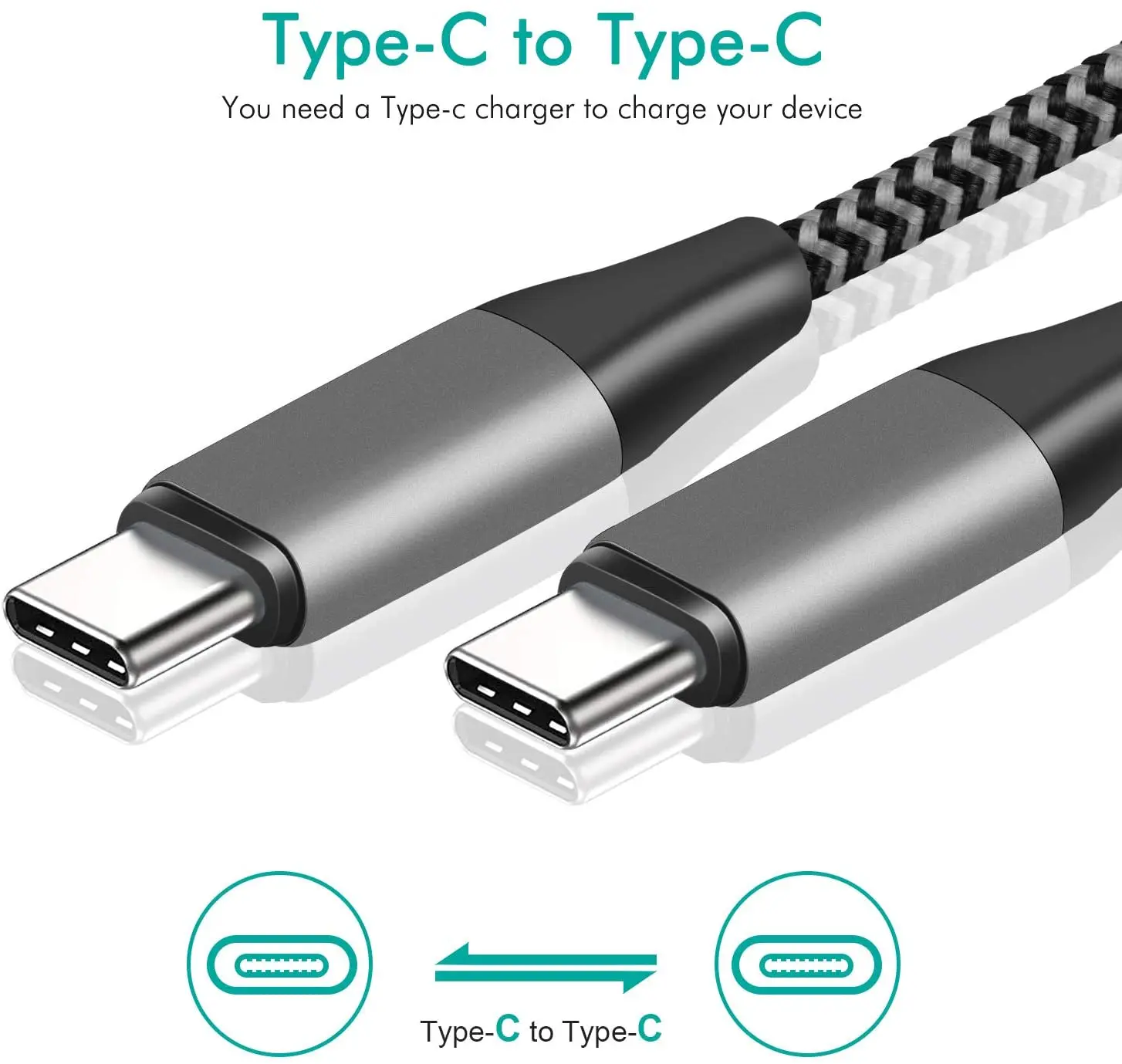 Кабель USB Type C кабель для быстрой зарядки PD 60 Вт 3 А Xiaomi Redmi Note 10 шнур телефона|Кабели