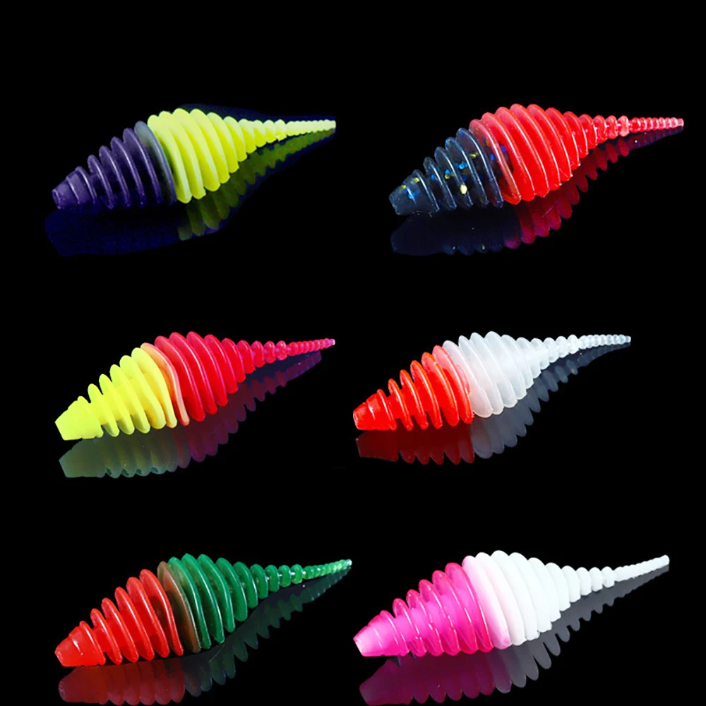 

1/10/20/30/50PCS Soft Fishing Lure Silicone Fishing Baits Fishing Sea Swimbait Wobblers Artificial Tackle Outdoor Fishing Pesca