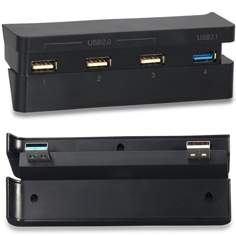 Для Ps4 Slim Super Accessories Kit охлаждающий вентилятор + для usb-хаб (Usb 3 1 Usb 2 0) Sony Playstation 4 |