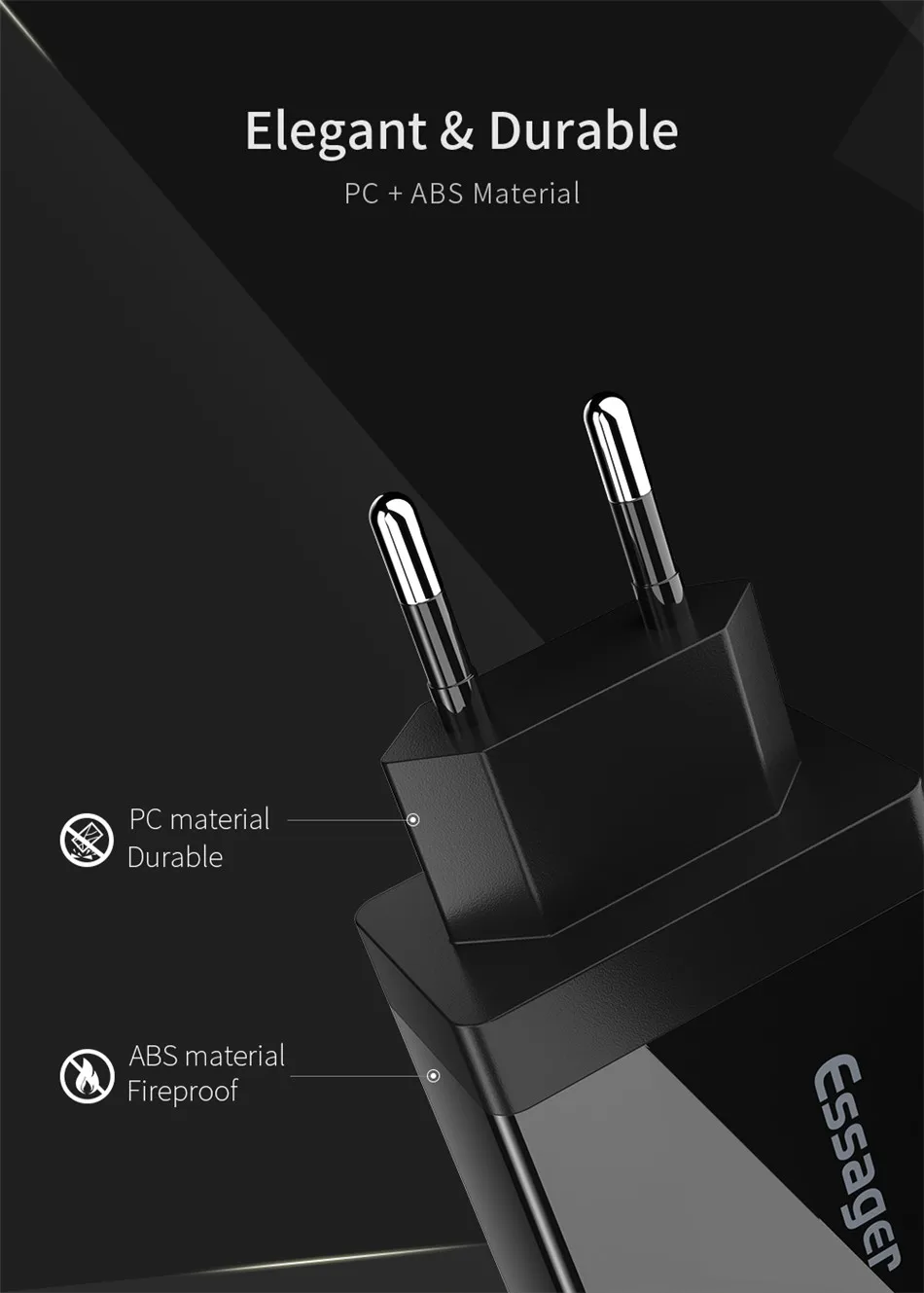 Essager 30 Вт Quick Charge 3,0 USB зарядное устройство QC3.0 QC быстрое зарядное устройство мульти разъем настенное зарядное устройство для мобильного телефона для iPhone samsung Xiaomi Mi