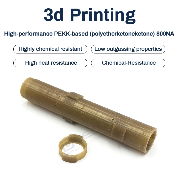 Большой размер 3D печать сервис PEKK Antero800NA полиэфиркетон авиация пластиковые части