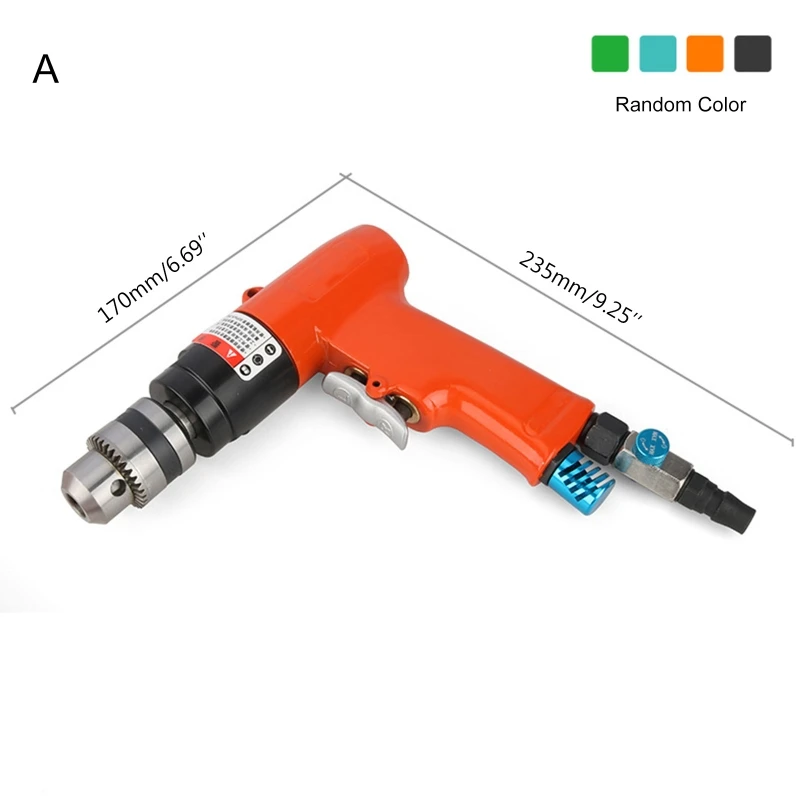 

3/8\" 1800rpm High Speed Reversible Air Drill Pneumatic Tire Repair Punching