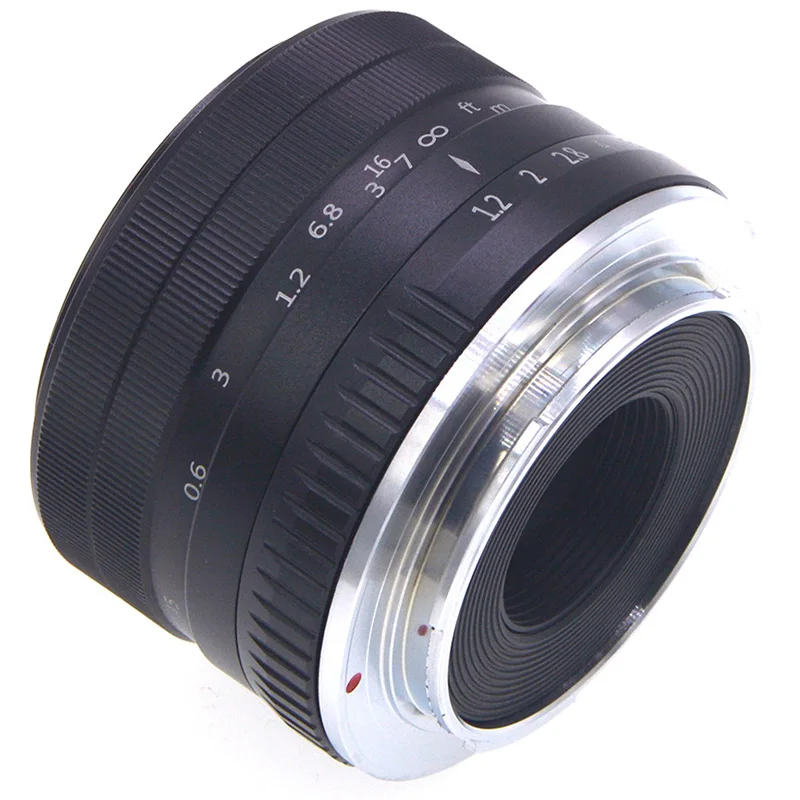 35 мм F1.2 Большая диафрагма Prime APS-C объектив камеры для Sony E-Mount цифровая камера s NEX 3 3N