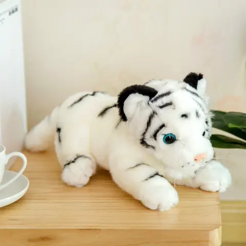 Маленькая имитация тигра Плюшевая милая детская игрушка Король джунглей кукла для мальчиков детские рождественские подарки