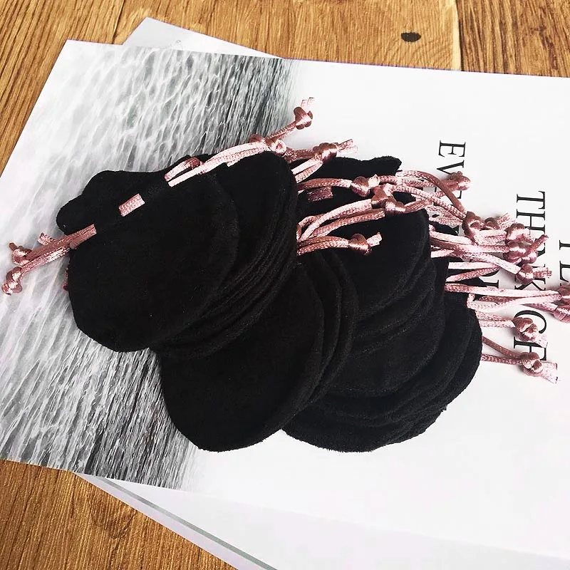 

Фланелевая сумка с розовой лентой для браслета, 50 шт./лот