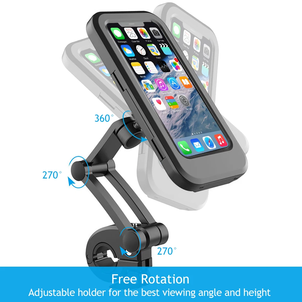 Регулируемый водонепроницаемый велосипедный держатель для телефона