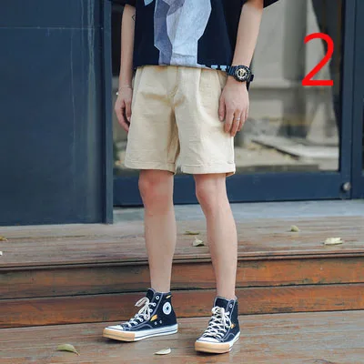 

2019 summer new casual shorts men's slim five-pants Korean version of the straight trend