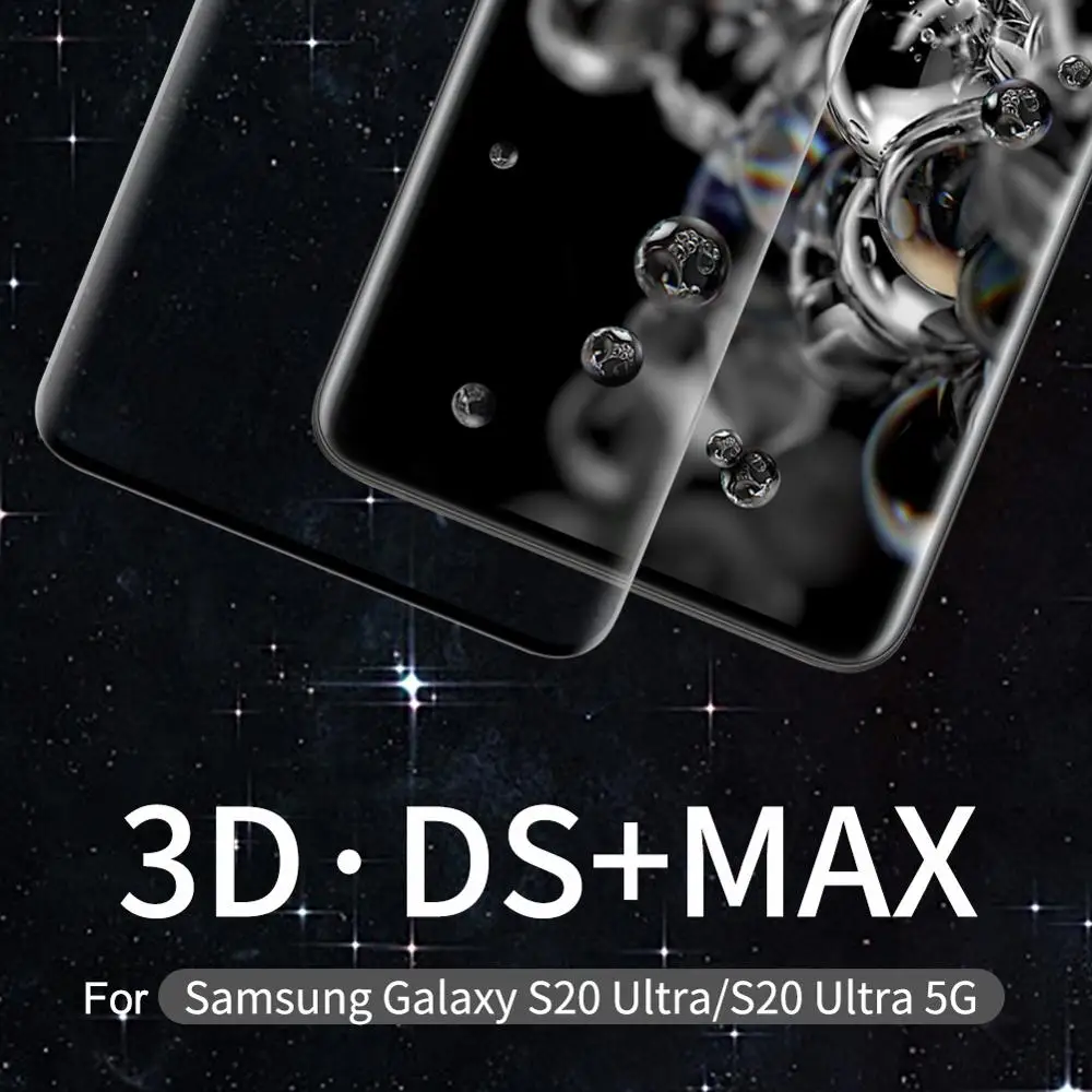 Высококачественное закаленное стекло Nillkin для Samsung Galaxy S20 Plus Ultra 3D DS + Max Защита