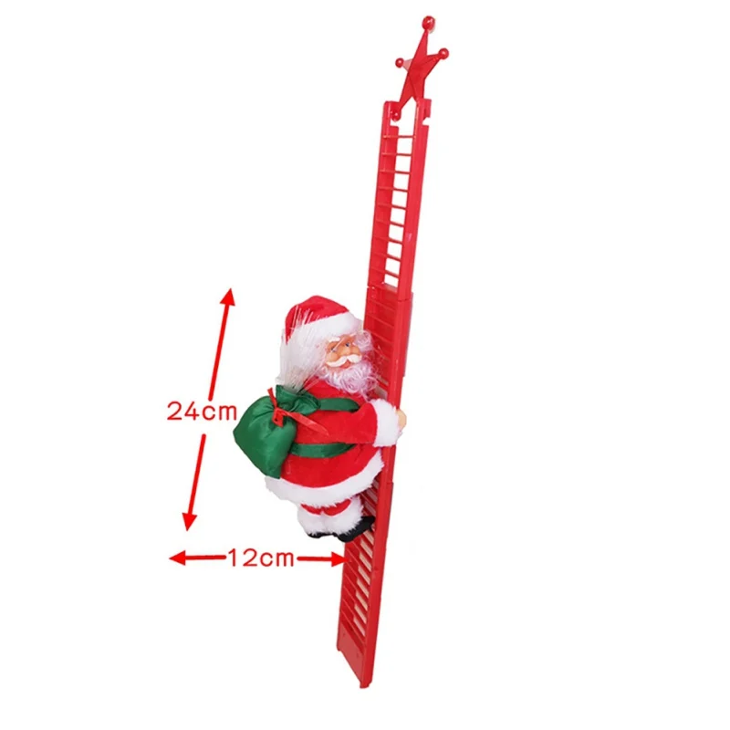 

Creative Electric Ladder Santa Claus Toy Christmas Children Gifts New Year Decor Xmas Home Ornaments