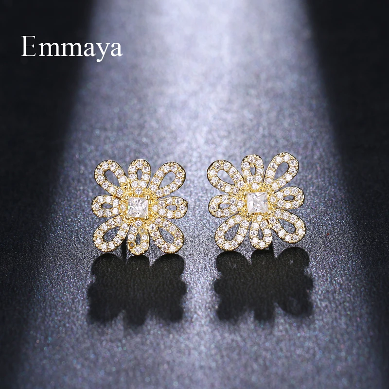 Новый дизайн от Emmaya увлекательный узел с кубическим цирконием двухцветная